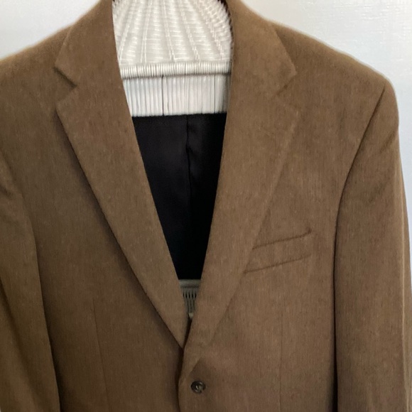 Joseph A Banks 100% Camel Hair Blazer Sport Coat Size 42S NO further reductions - Picture 3 of 9